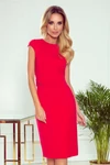 Tamara piros ruha övvel, testhezálló alkalmi ruha