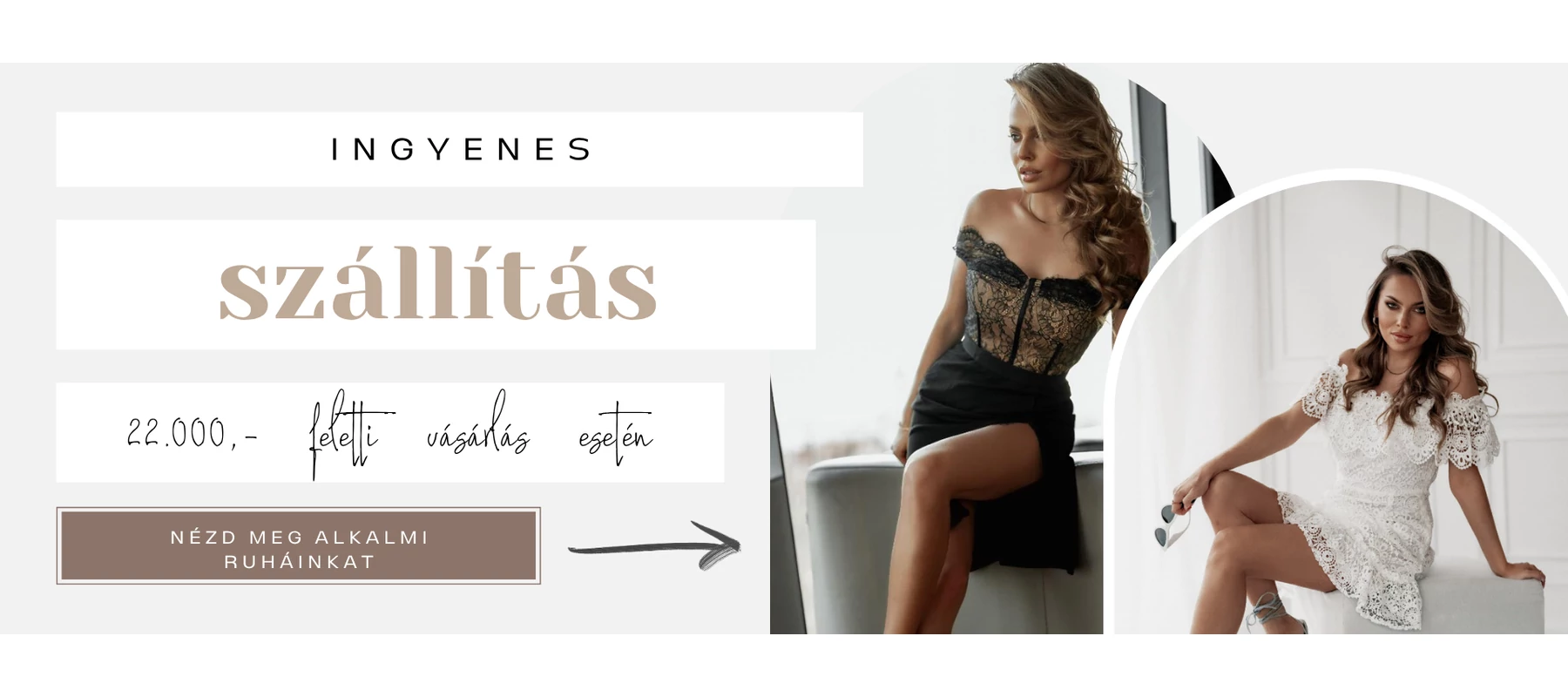 Alkalmi ruhák különleges nőknek